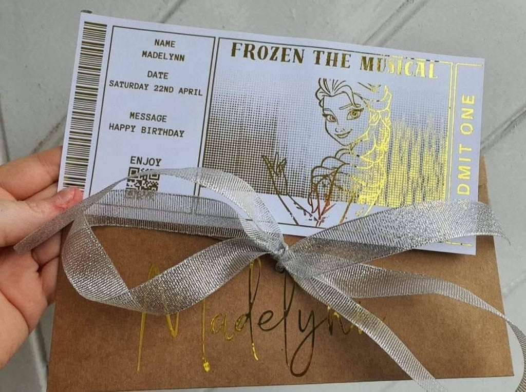 Foiled Gift Ticket