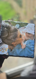 20 x 20 cm Photo Slate Square