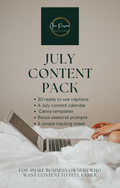 July Content Pack for Small Business Owners
