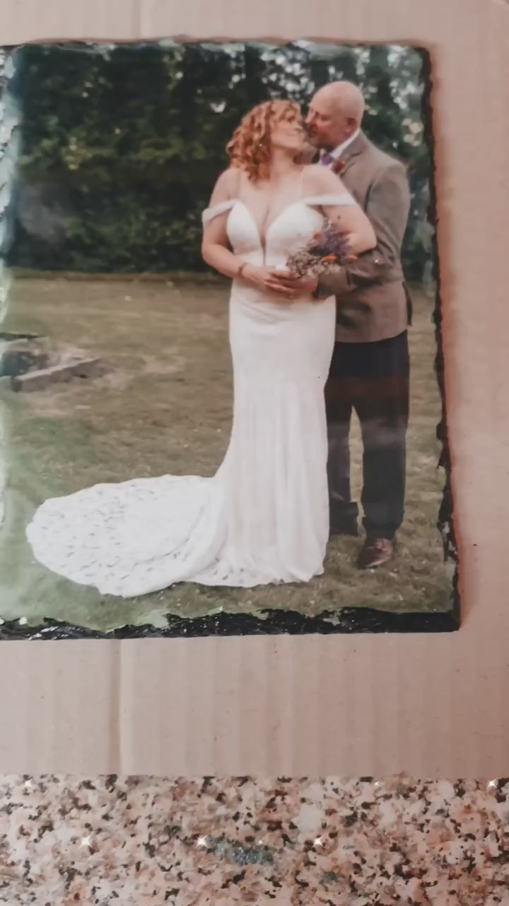 20 x 30 cm Photo Slate Rectangle