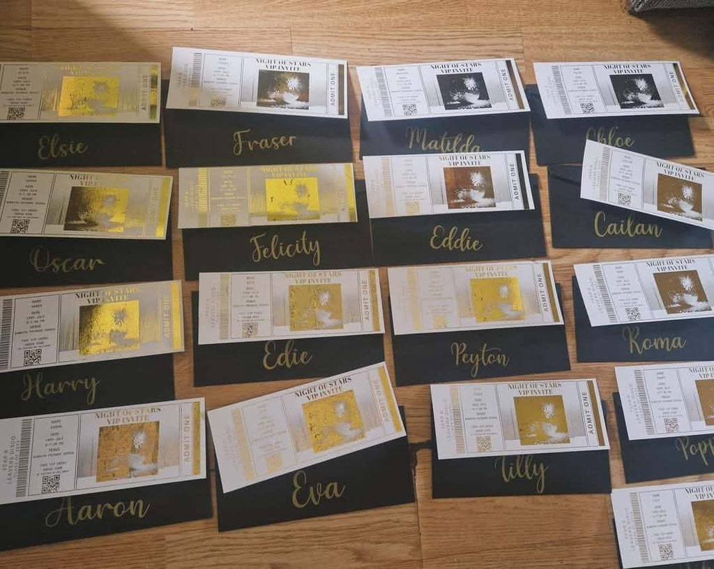 Foiled Gift Ticket