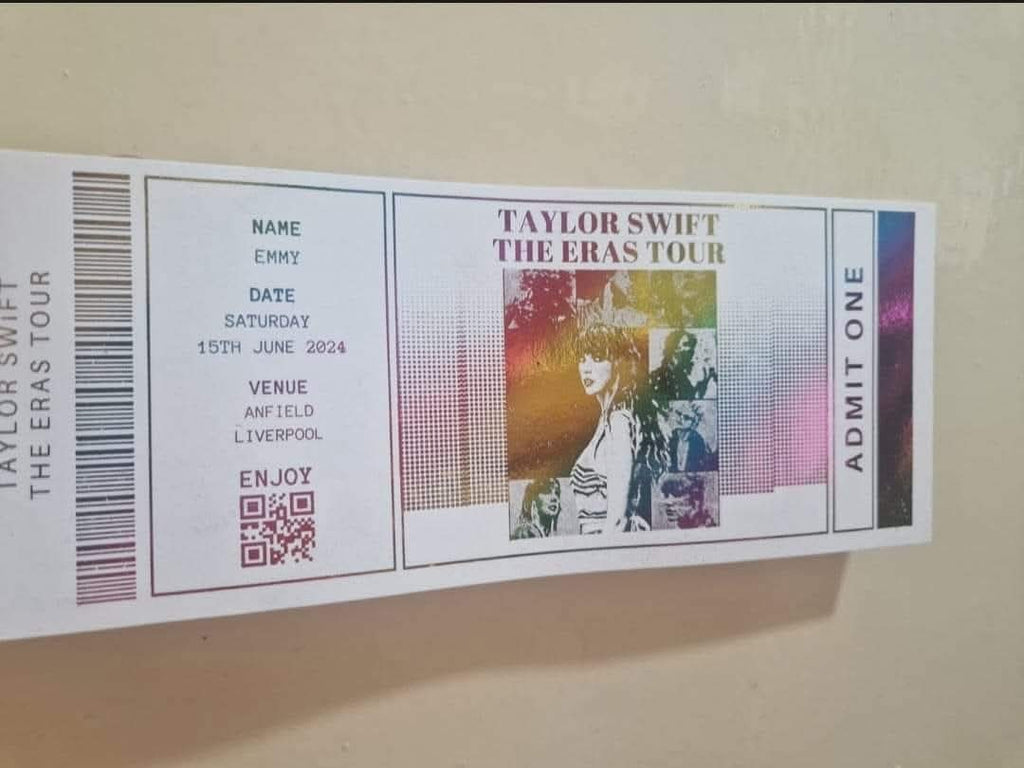 Foiled Gift Ticket